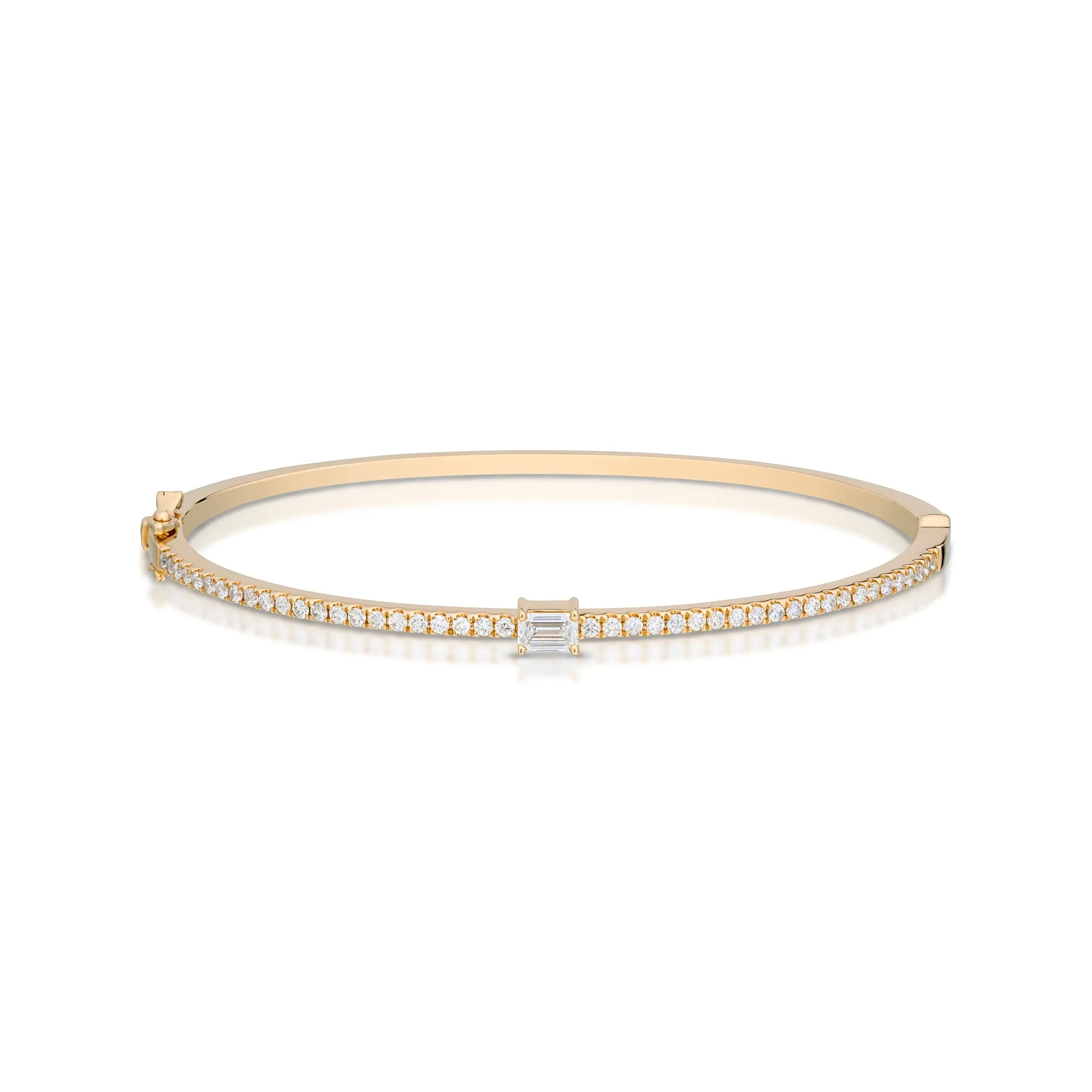 0.80 Carat Diamond Bangle Bracelet