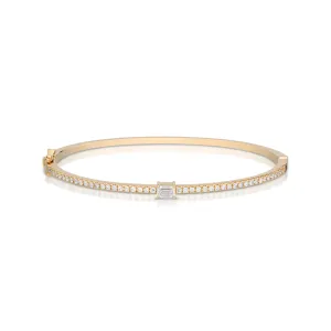 0.80 Carat Diamond Bangle Bracelet