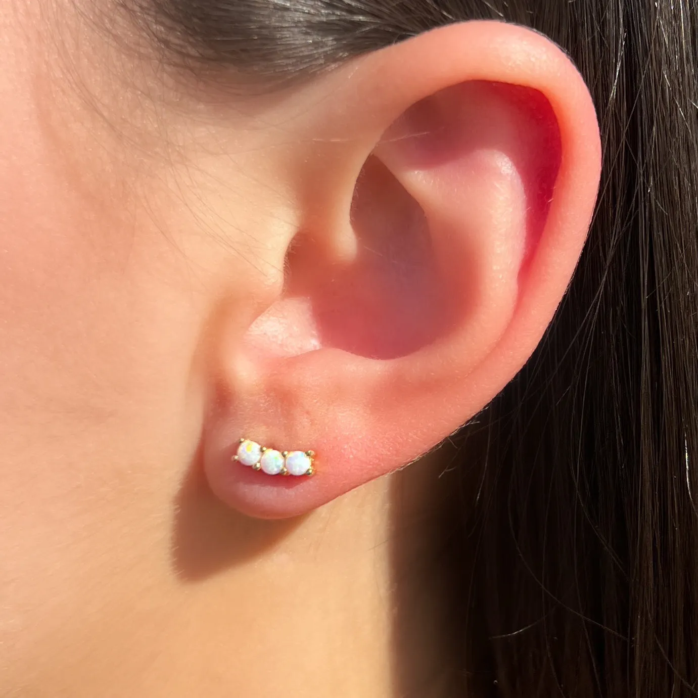 3 Opal Stud: The Alisha