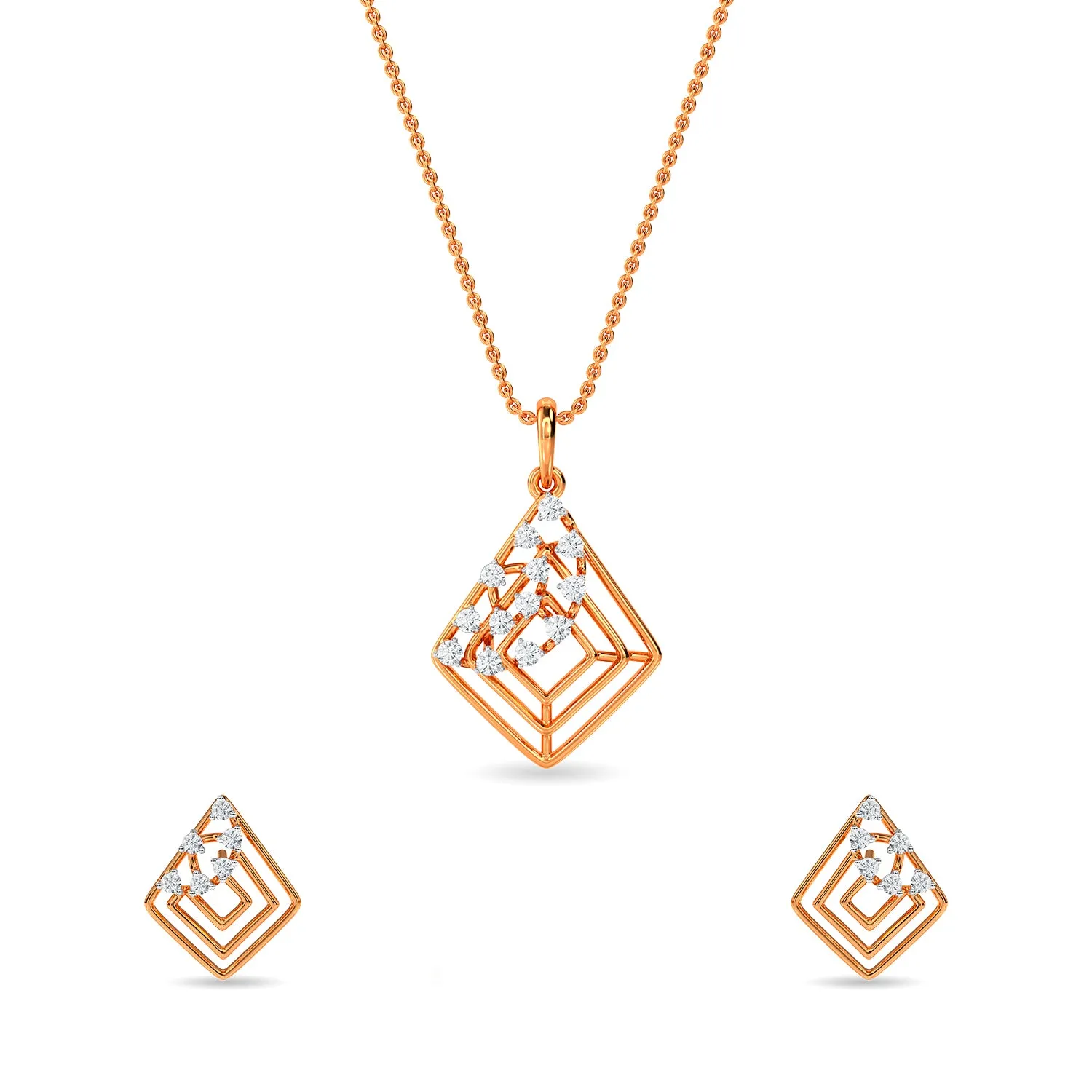 Amber Pendant Set