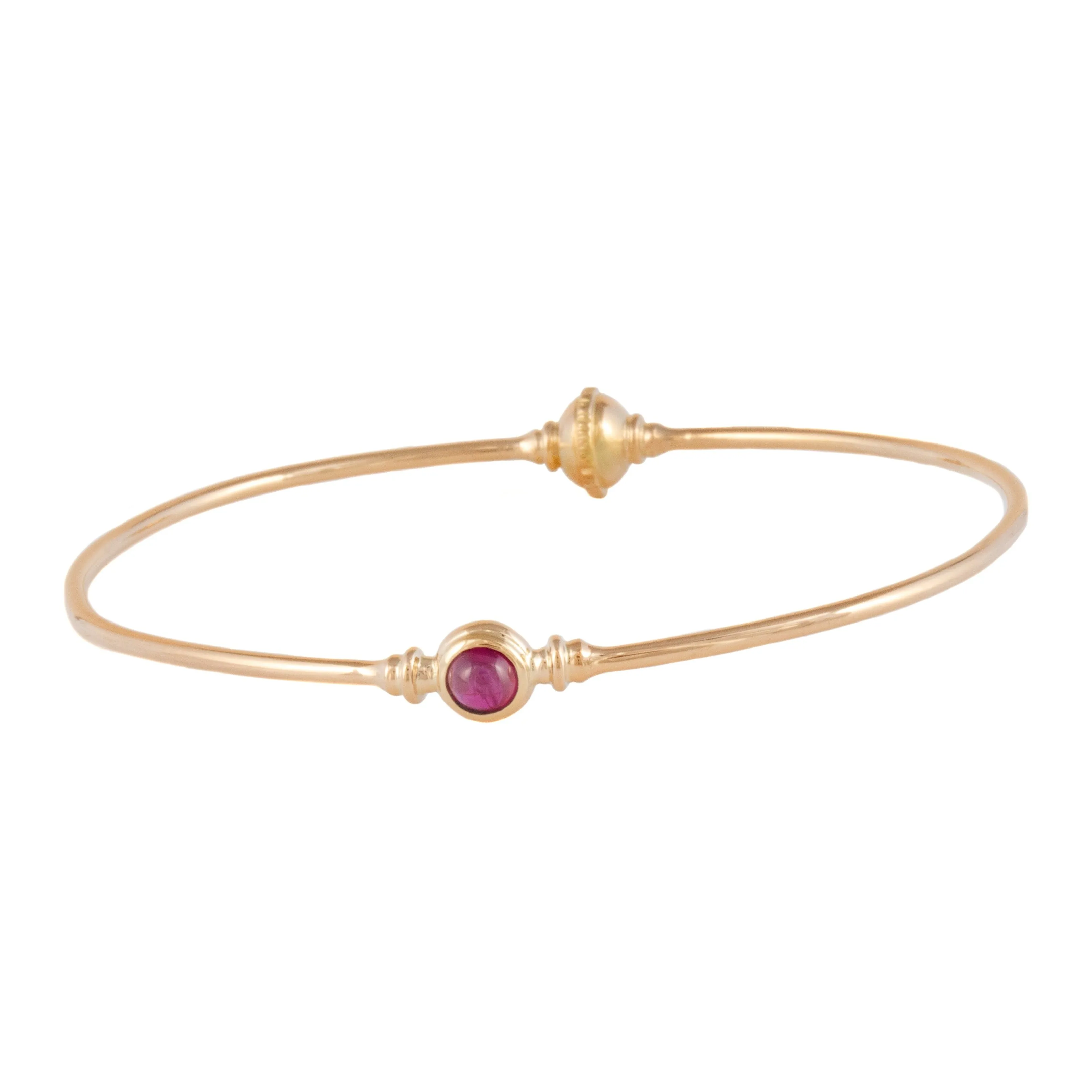 Bangle Bracelet with Ruby