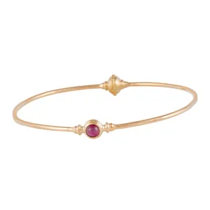 Bangle Bracelet with Ruby