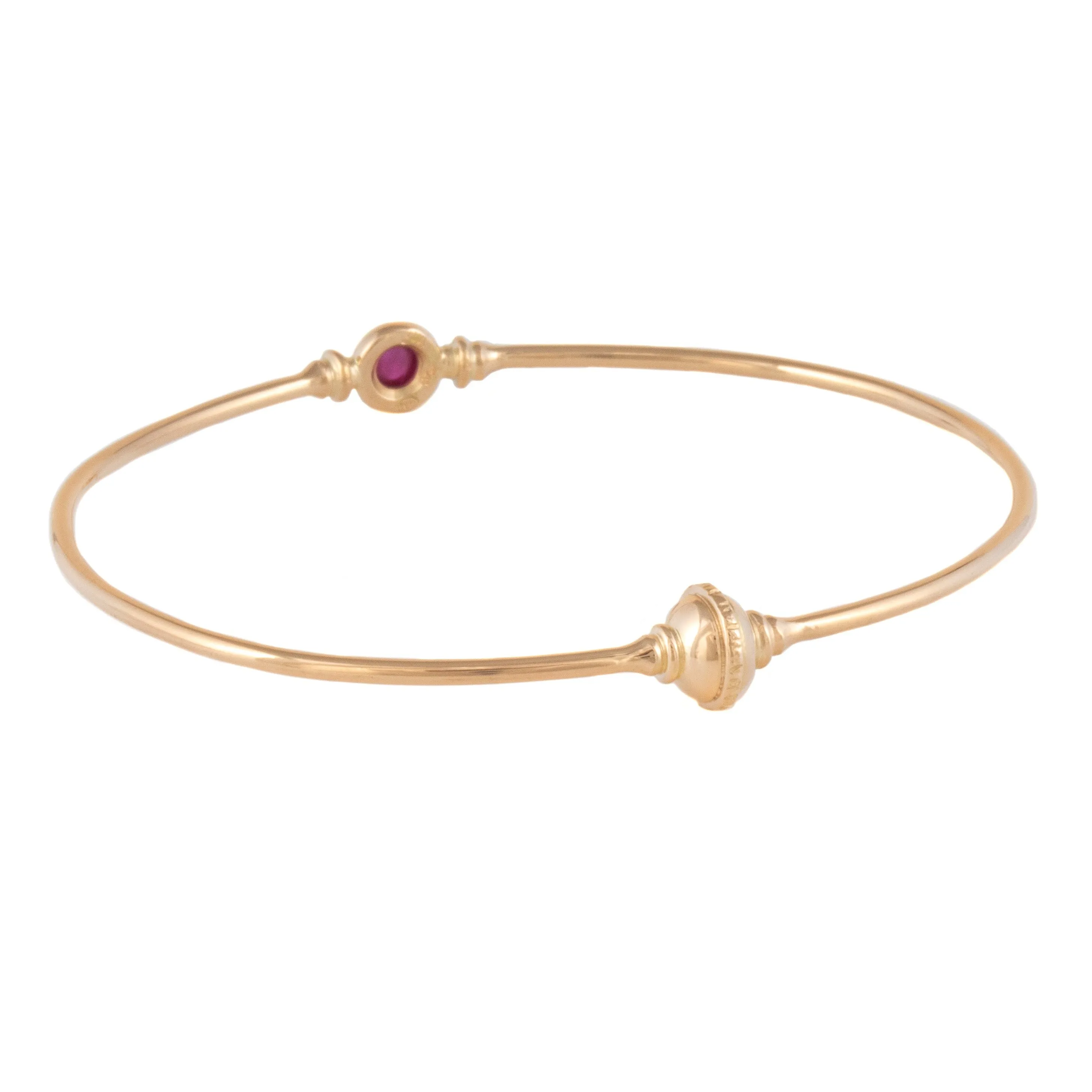 Bangle Bracelet with Ruby