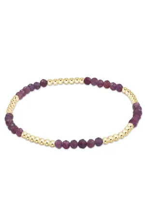 Enewton - Blissful Pattern 2.5mm Bead Bracelet - Ruby