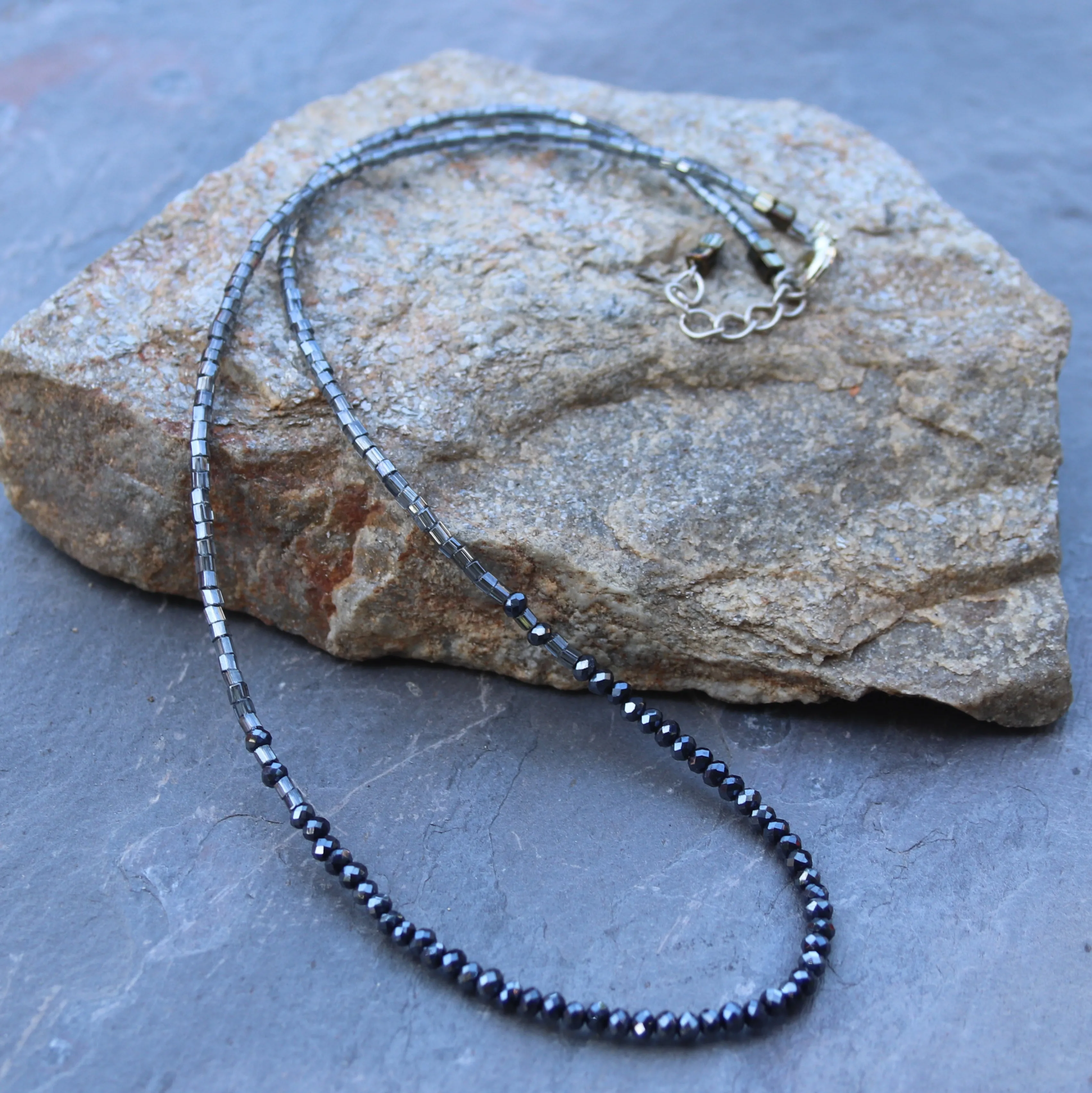Flash Necklace - Denim Blues