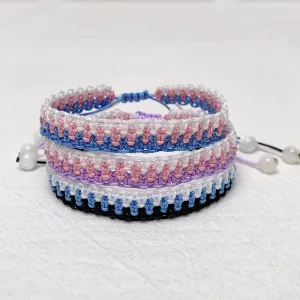 Handmade Multicolor Flat Braided Friendship Bracelet
