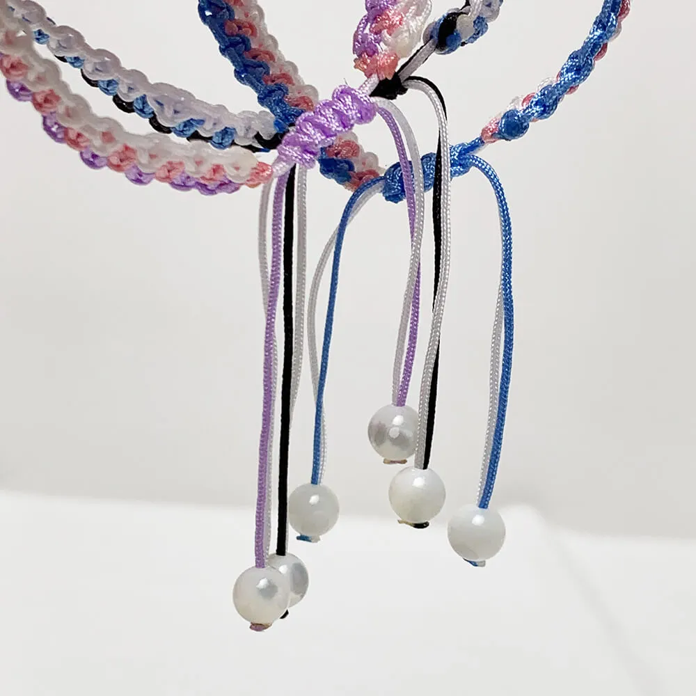 Handmade Multicolor Flat Braided Friendship Bracelet