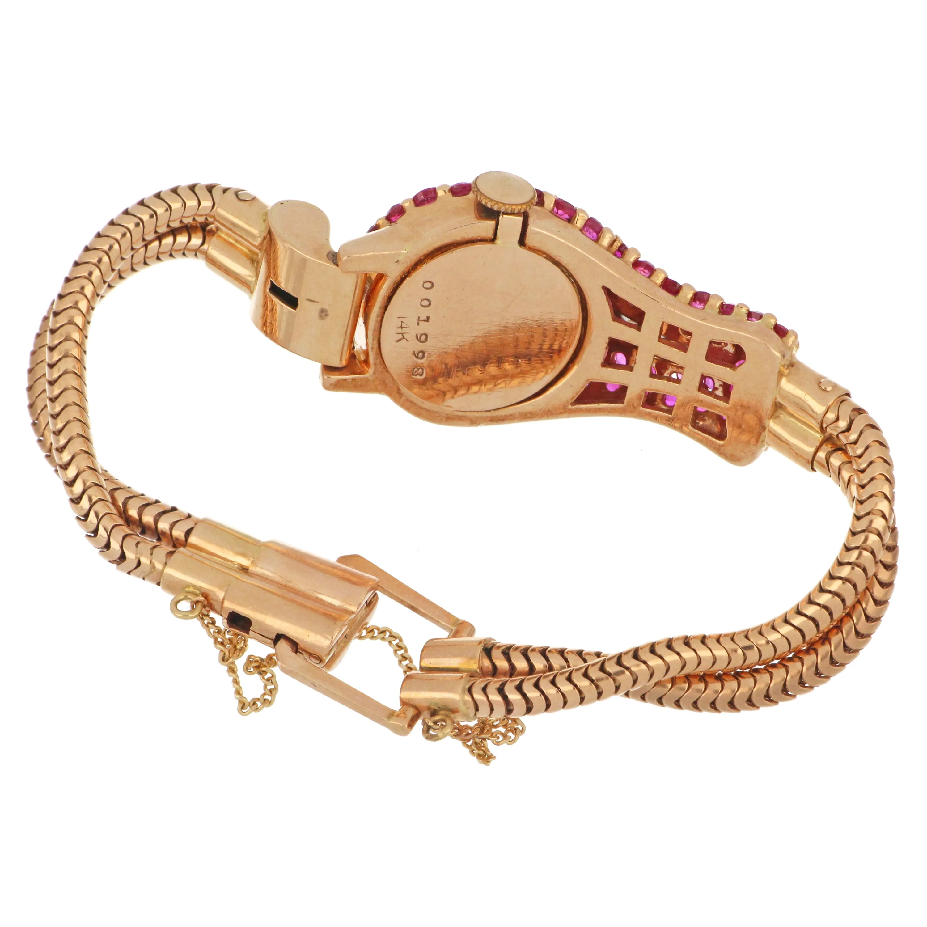 Ladies' Lucien Picard Watch with 14kt Rose Gold Case and Bracelet