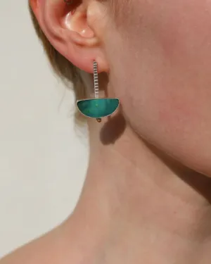 Opal Wood UFO Studs