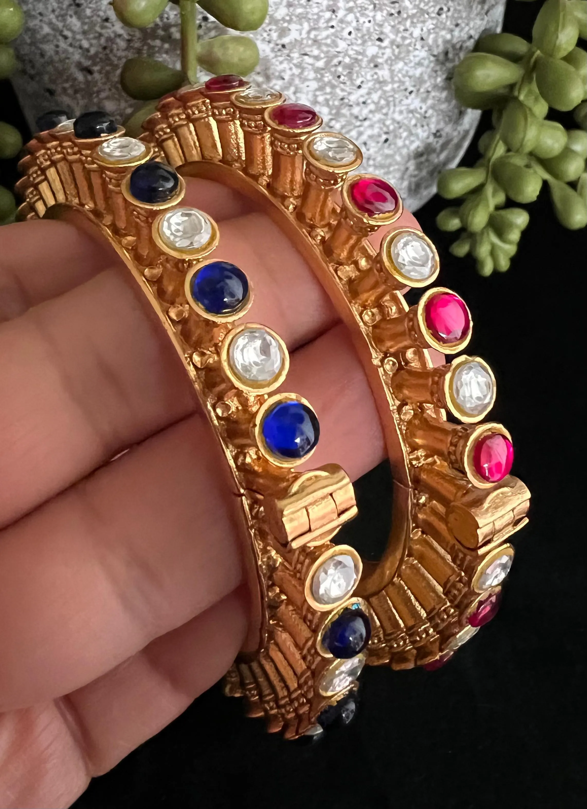 Polki Kundan pacheli kada