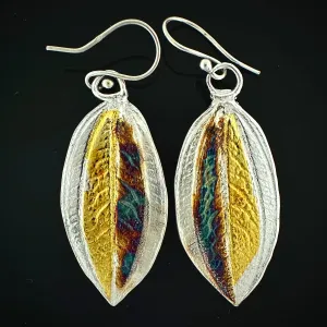 Princess Flower Leaf Earrings