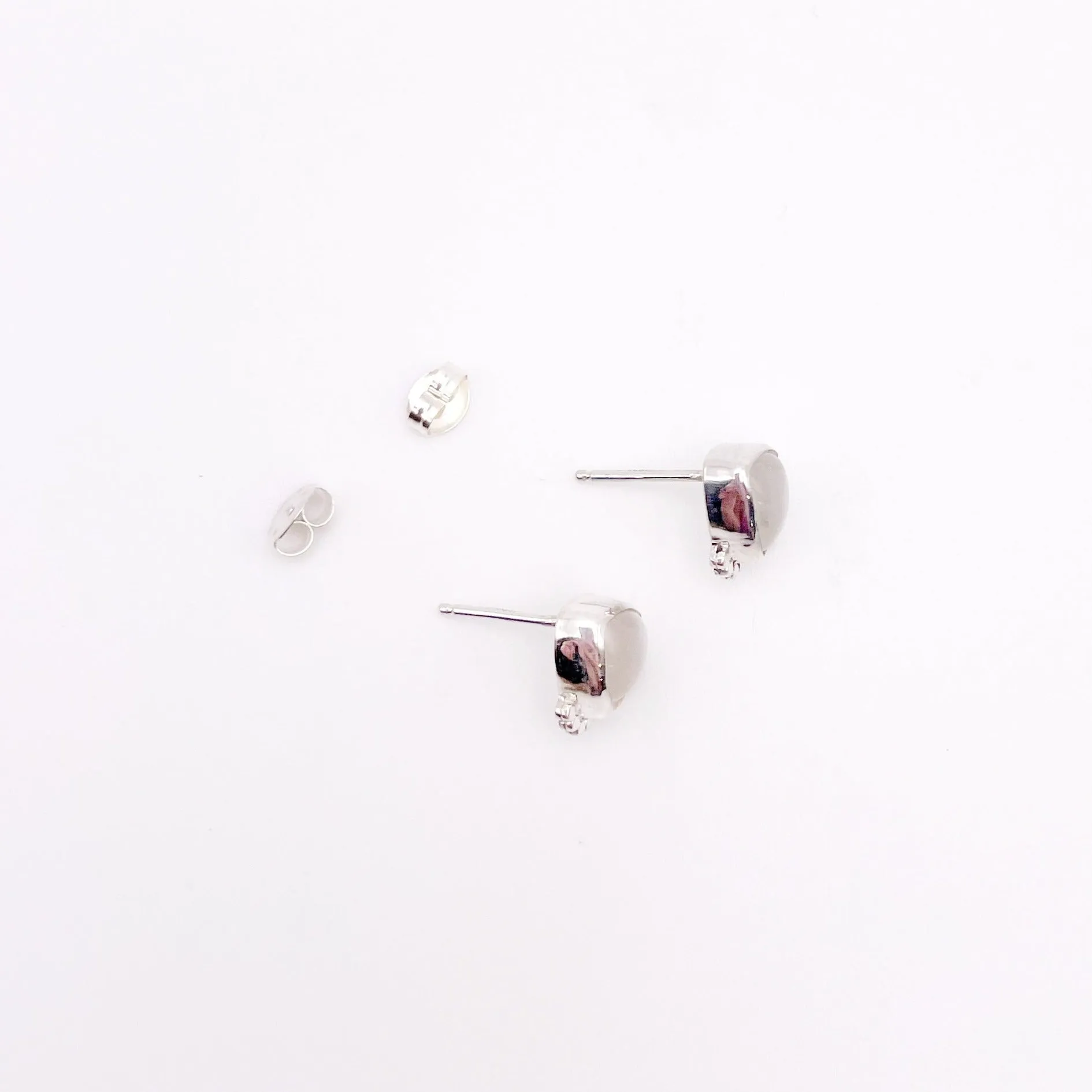 Rainbow Moonstone Dottie Stud