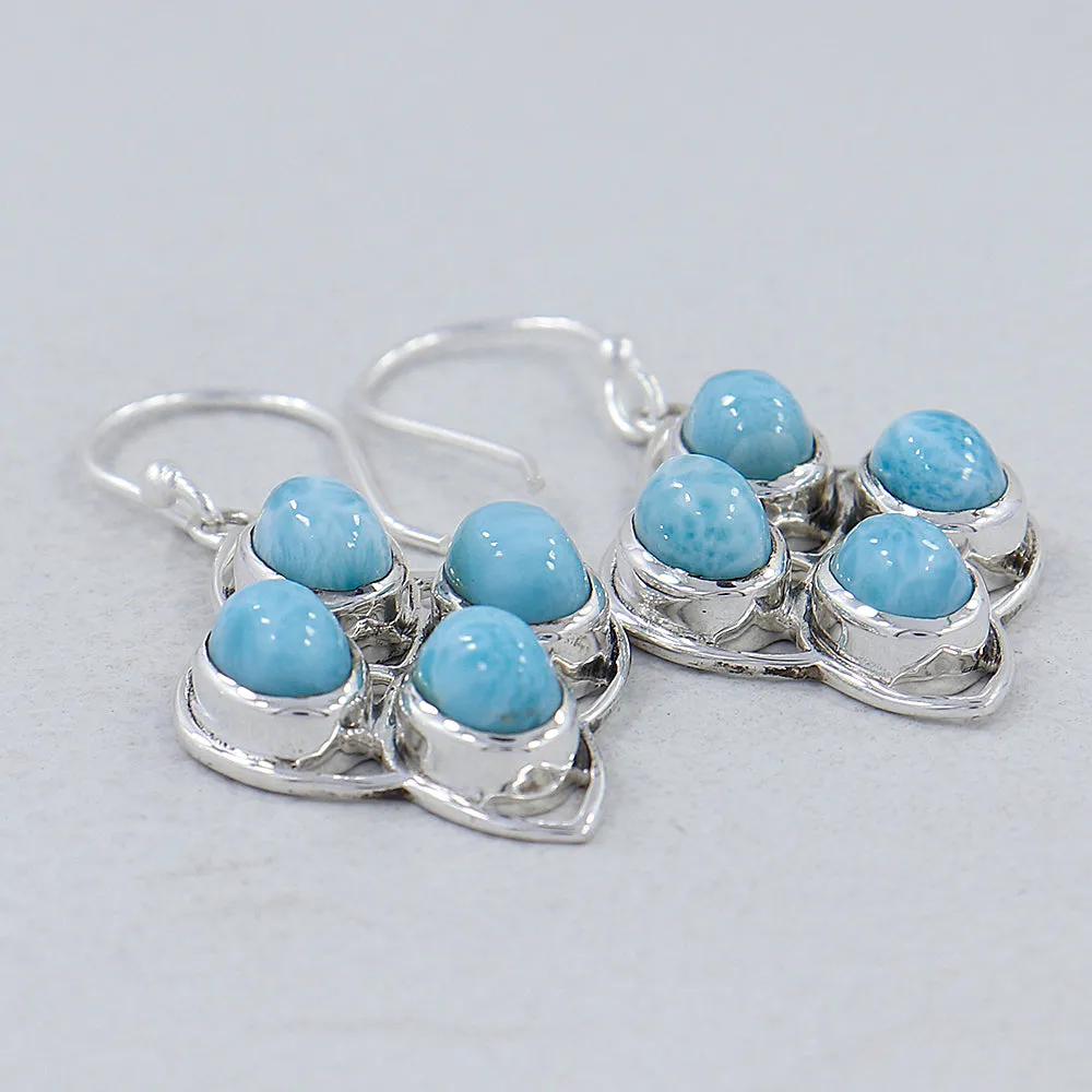 Rainbow Moonstone Silver Earring