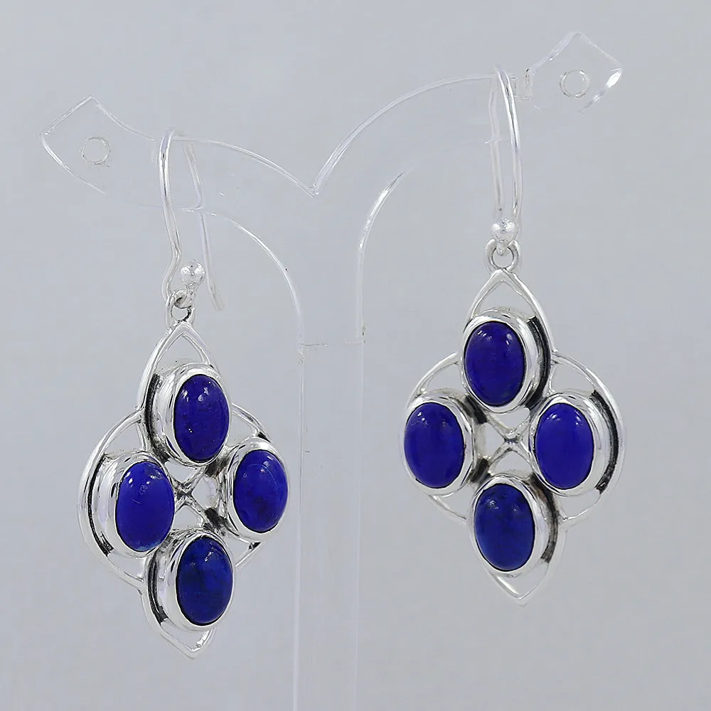 Rainbow Moonstone Silver Earring