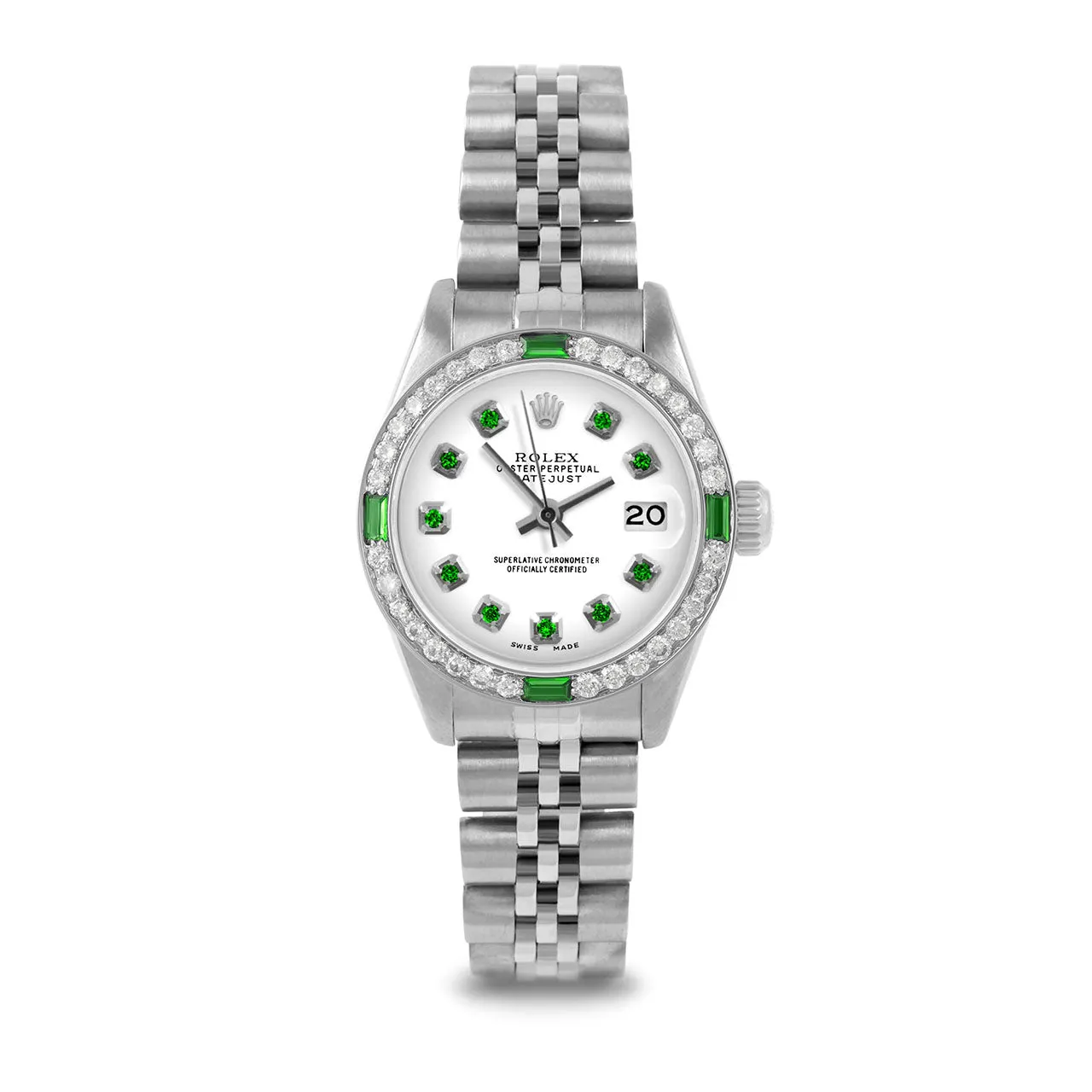 Rolex Datejust 26mm | 6917-SS-WHT-EMD-AM-4EMD-JBL
