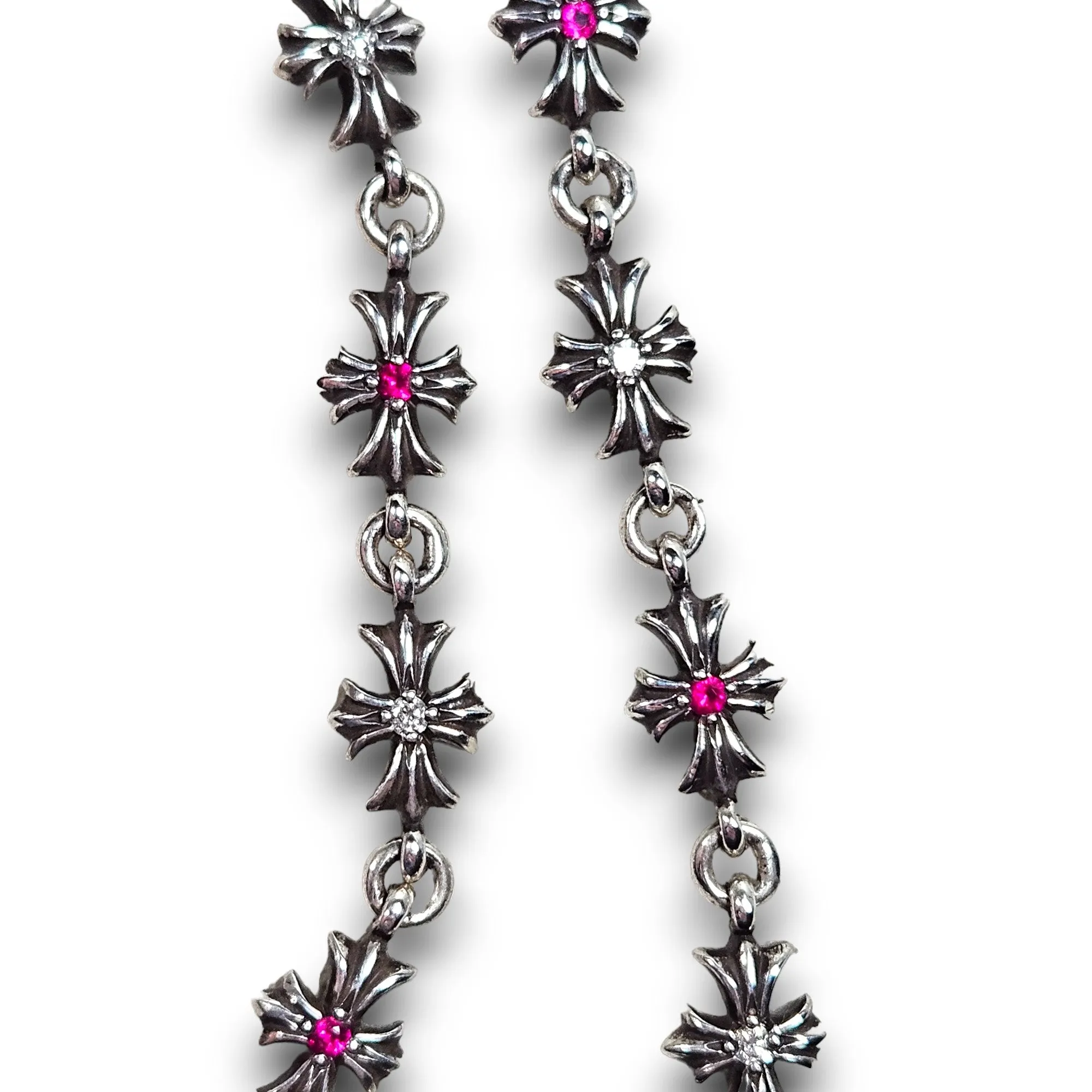 Ruby & Diamond Tiny E Bracelet