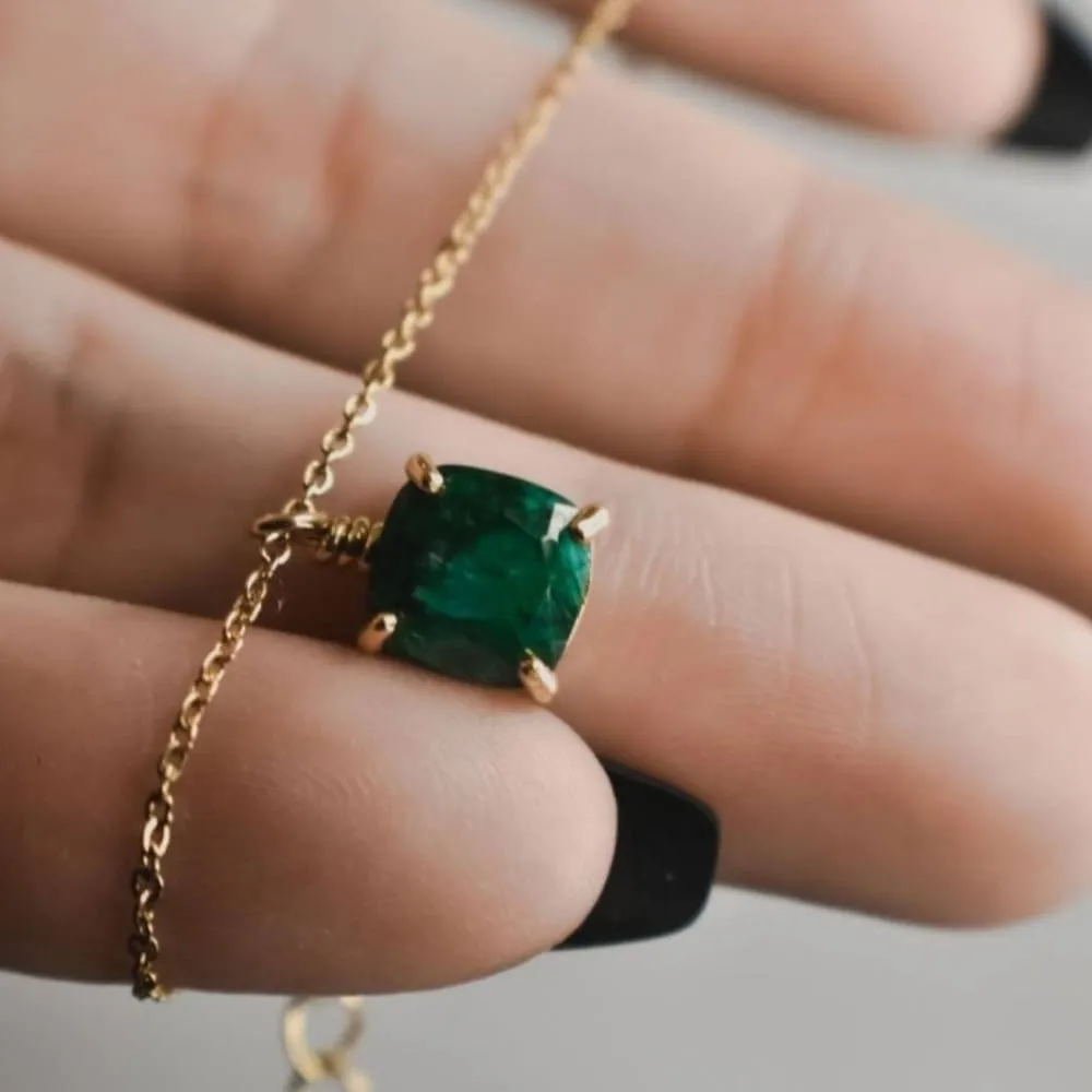 The Ashbourn - Natural Emerald Bracelet