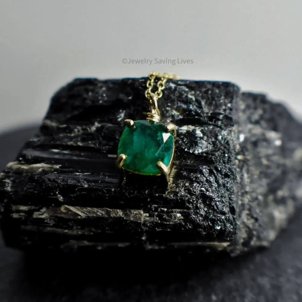 The Ashbourn - Natural Emerald Bracelet