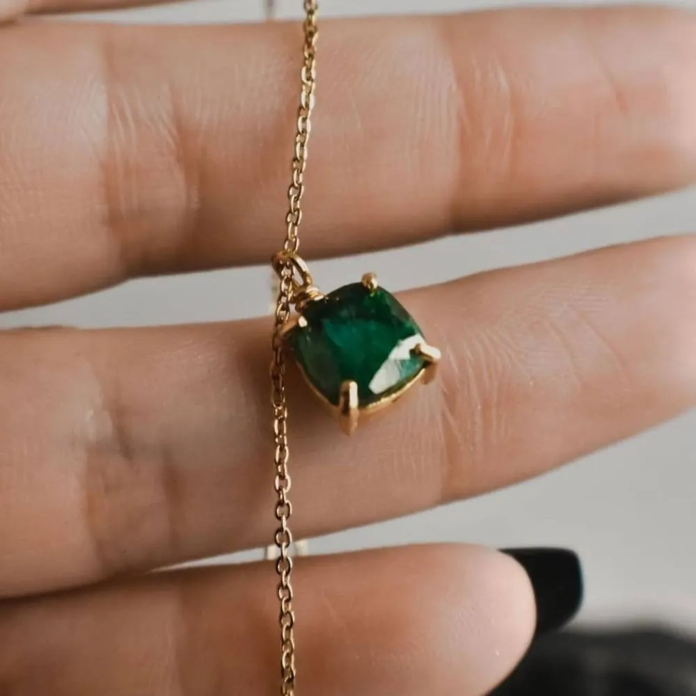 The Ashbourn - Natural Emerald Bracelet