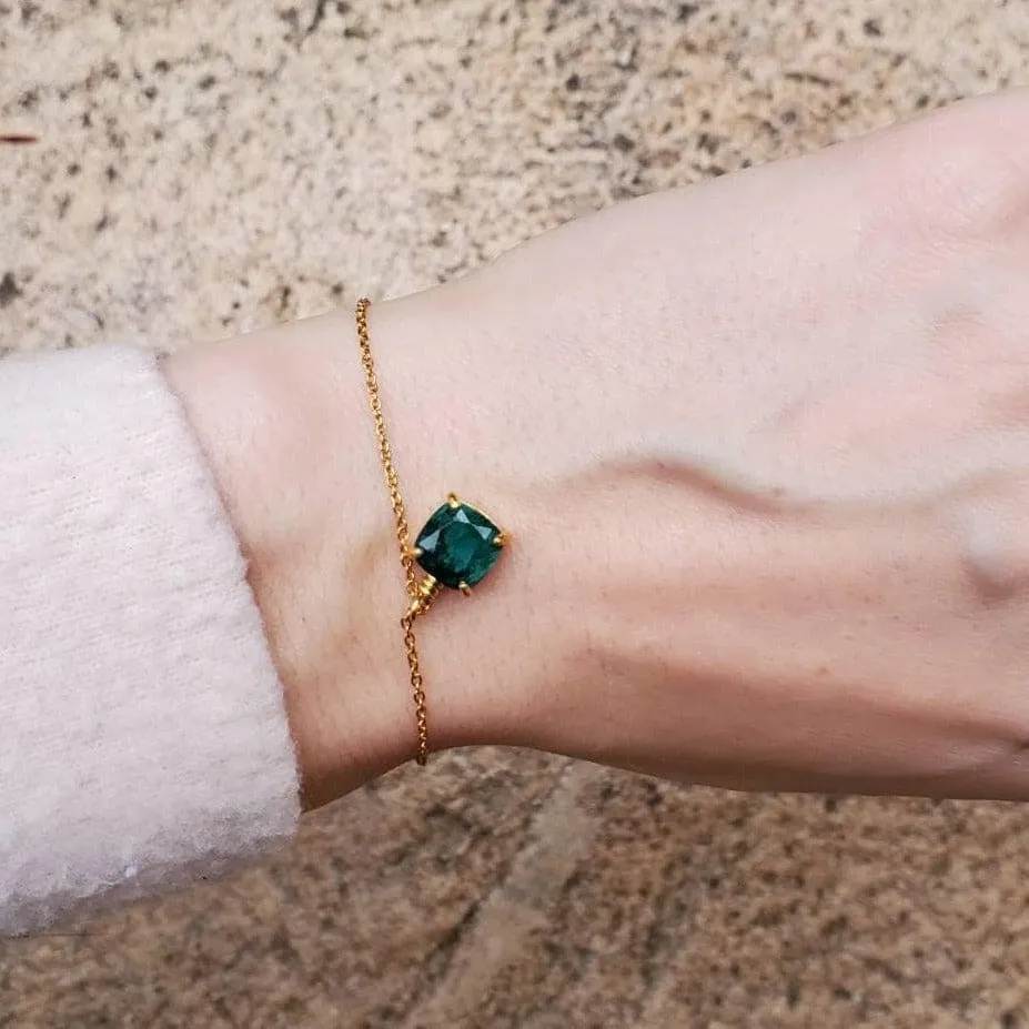 The Ashbourn - Natural Emerald Bracelet