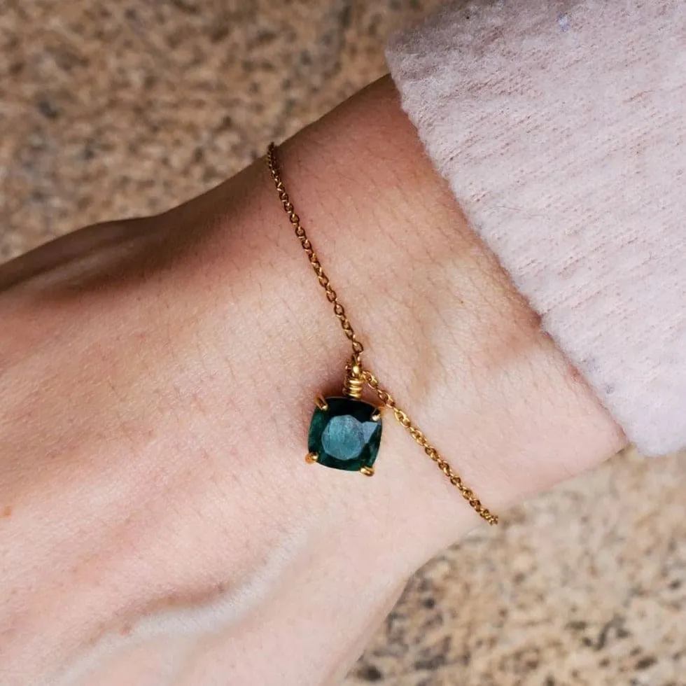 The Ashbourn - Natural Emerald Bracelet