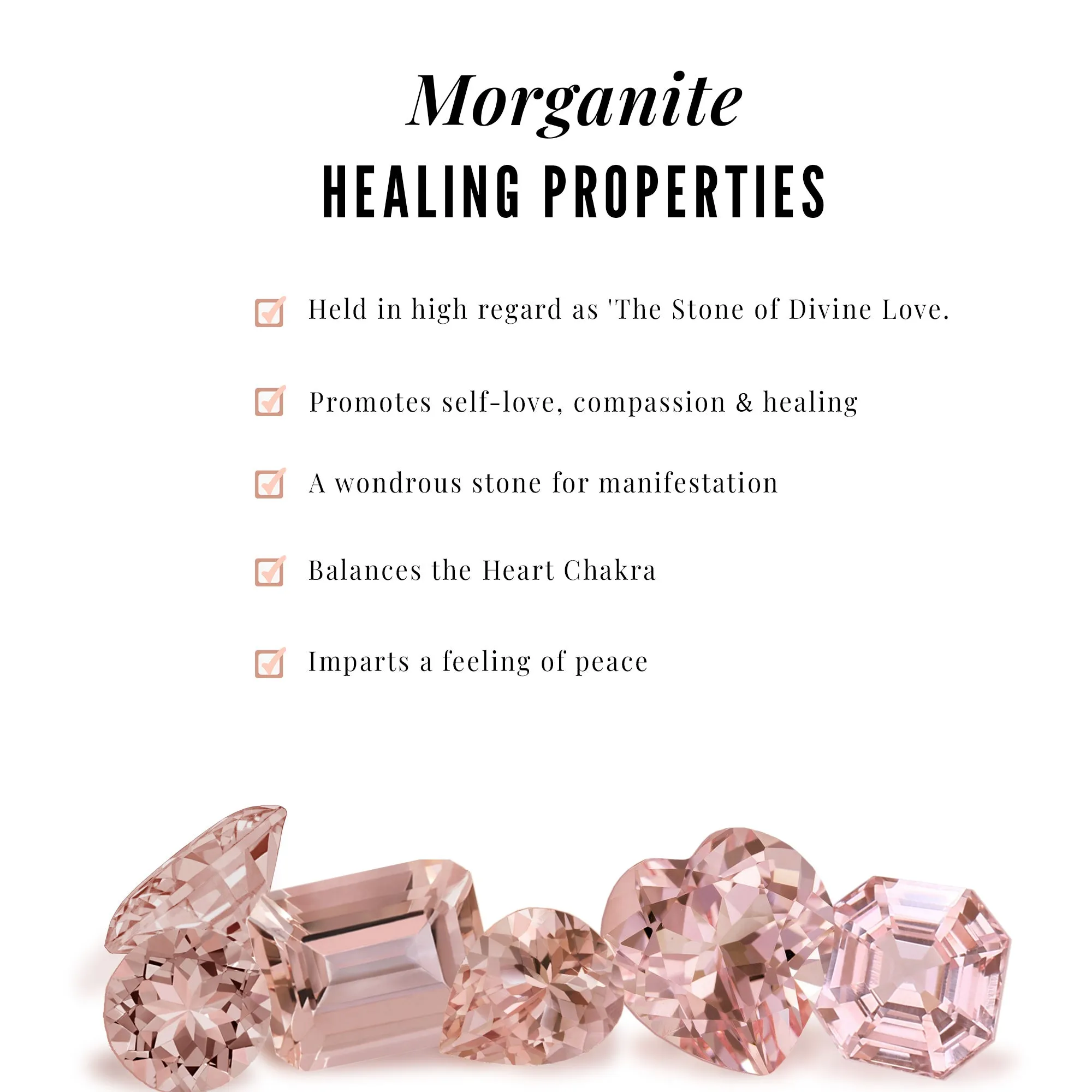 Vintage Inspired Morganite Teardrop Wedding Ring Set with Diamond